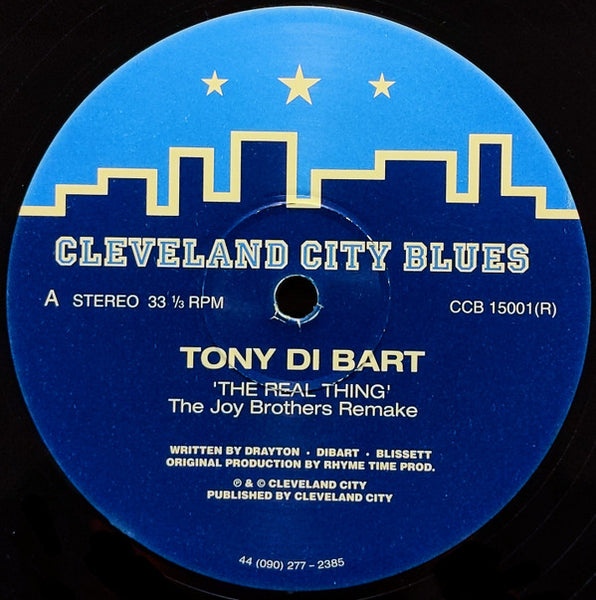 Tony Di Bart : The Real Thing (12")