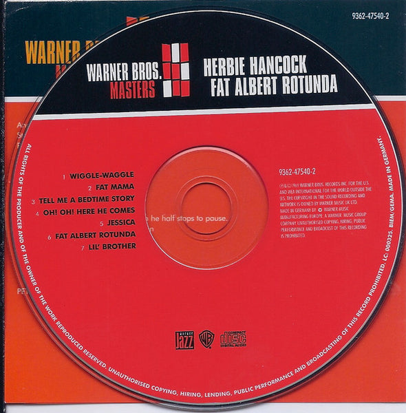 Herbie Hancock : Fat Albert Rotunda (CD, Album, RE, RM, Dig)