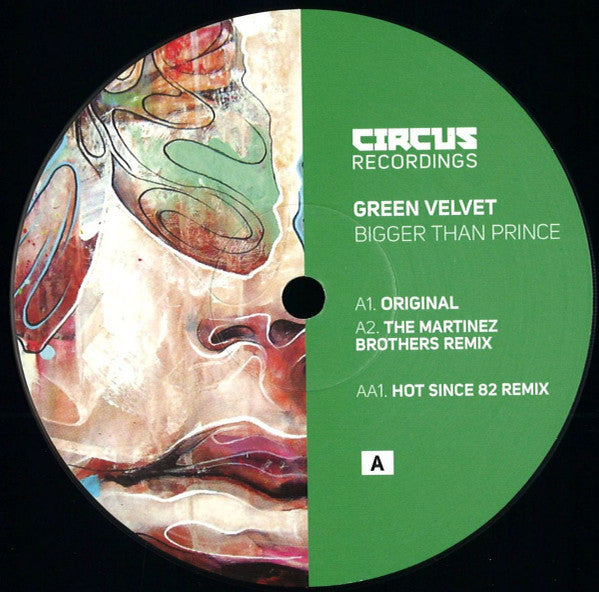 Green Velvet : Bigger Than Prince (12", Bla)