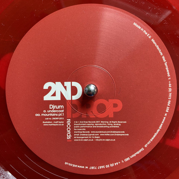Djrum* : Mountains EP (Part 1) (12", RP, Red)