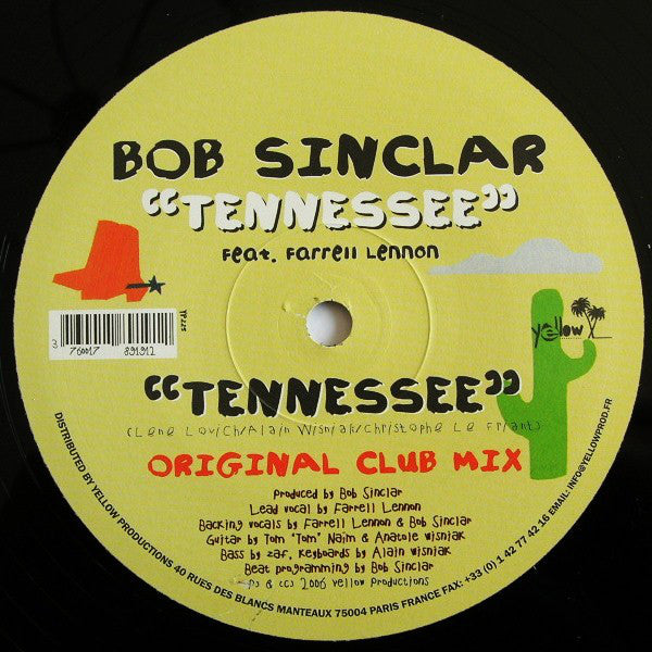 Bob Sinclar : Tennessee (12")