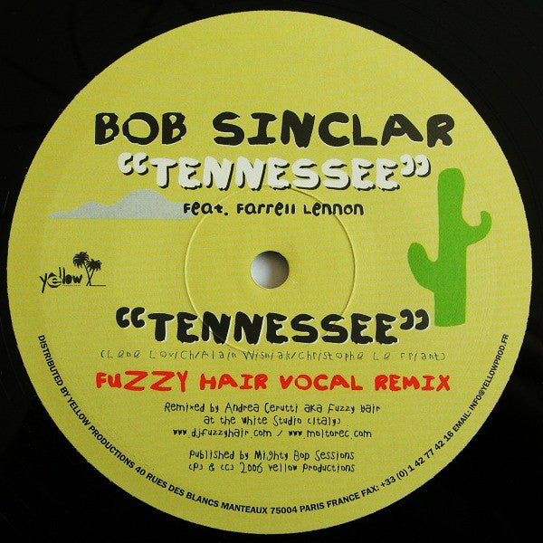 Bob Sinclar : Tennessee (12")