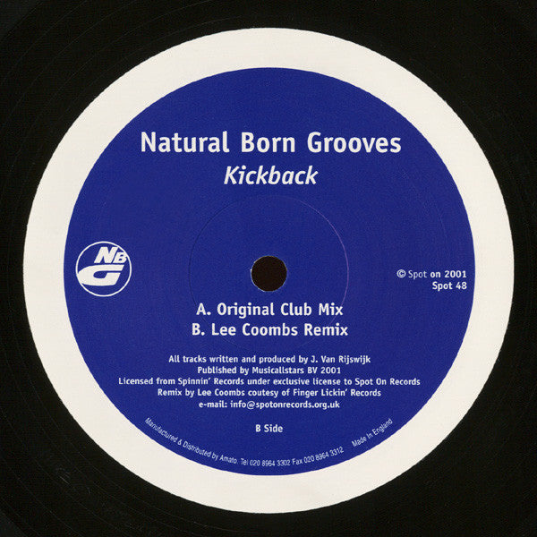 Natural Born Grooves : Kickback (12")