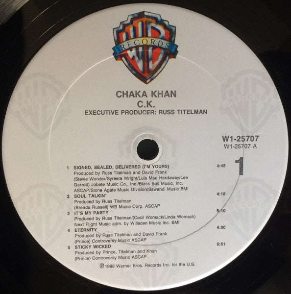 Chaka Khan : C.K. (LP, Album, Club)