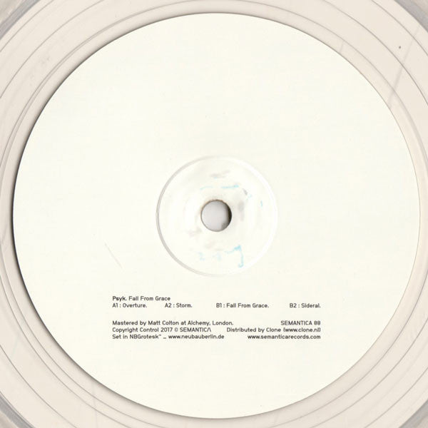 Psyk : Fall From Grace (12", Cle)