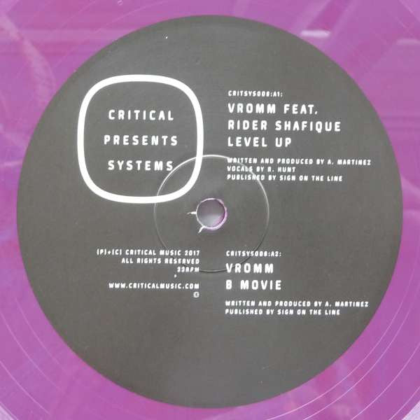 Vromm : Critical Presents: Systems 008 (12", EP, Ltd, Pur)