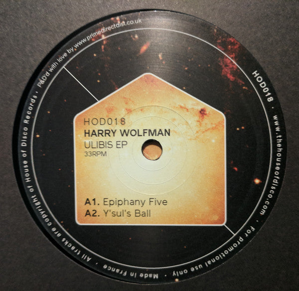 Harry Wolfman : Ulibis EP (12", EP, Promo)