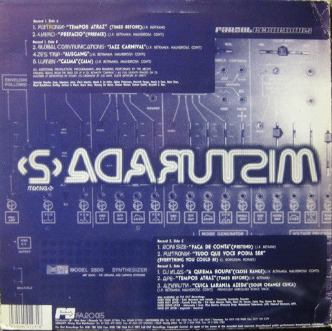 Azymuth : Misturada <2> (Mixing <2>) (Exclusive Remixes Of Azymuth LP 'Carnival') (2xLP)