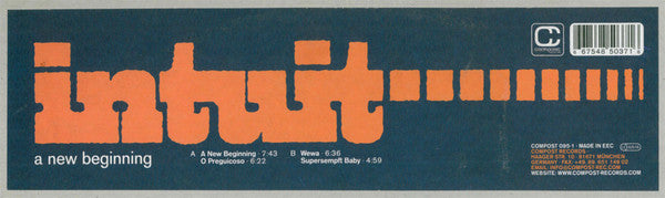 Intuit : A New Beginning (12")