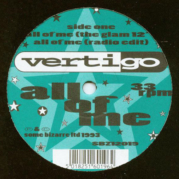 Vertigo (5) : All Of Me (12")