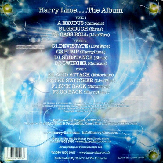 Various : Harry Lime......The Album Volume 1 (3xLP, Album, Comp)