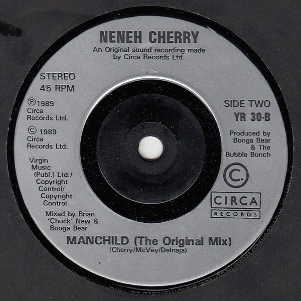 Neneh Cherry : Manchild (7", Single, Inj)