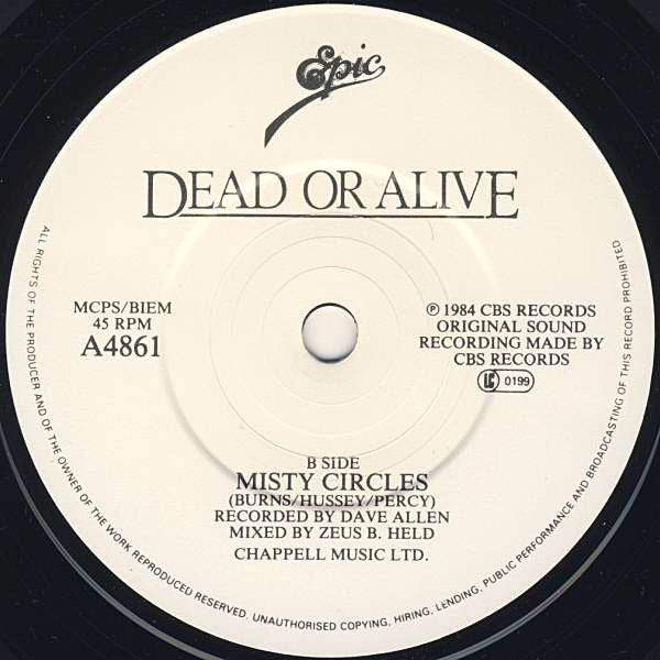 Dead Or Alive : You Spin Me Round (Like A Record) (7", Single, Sol)