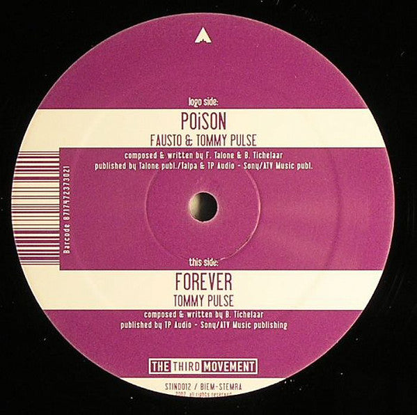 DJ Fausto & Tommy Pulse : Poison (12")