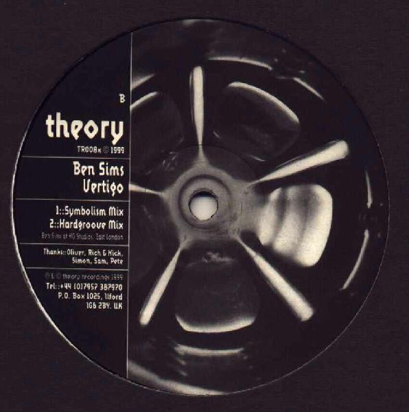 Ben Sims : Vertigo (12")