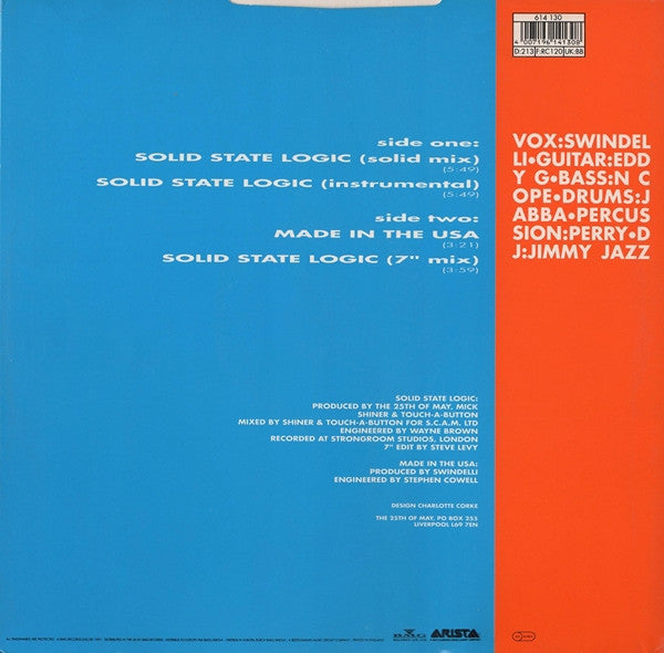 The 25th Of May : Solid State Logic (12")