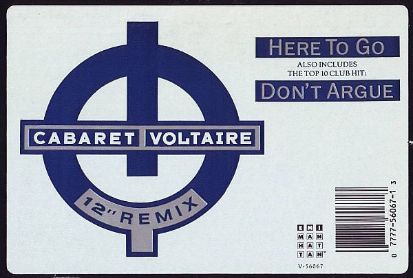Cabaret Voltaire : Here To Go (12", Sti)
