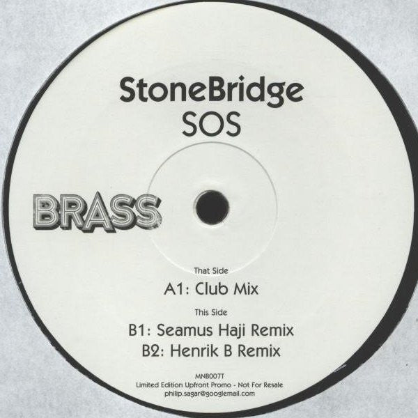 StoneBridge : SOS (12", Ltd, Promo)