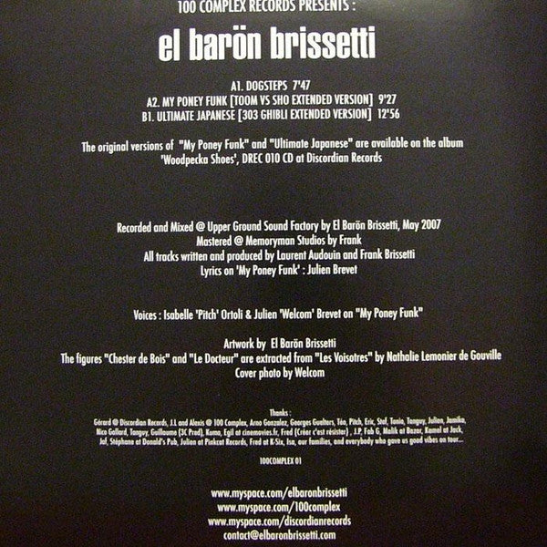 El Barön Brissetti : Dogsteps E.P. (12", EP)