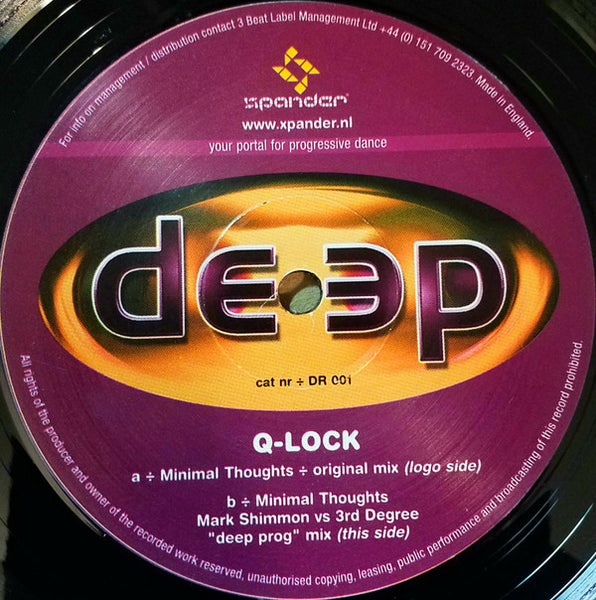 Q-Lock : Minimal Thoughts (12")