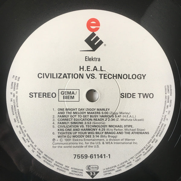 H.E.A.L. Human Education Against Lies : Civilization Vs. Technology (LP, Album)