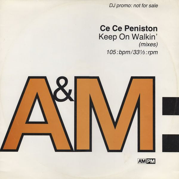 Ce Ce Peniston : Keep On Walkin' (Mixes) (12", Single, Promo)