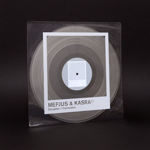 Mefjus & Kasra : Decypher (12", Single, Cle)