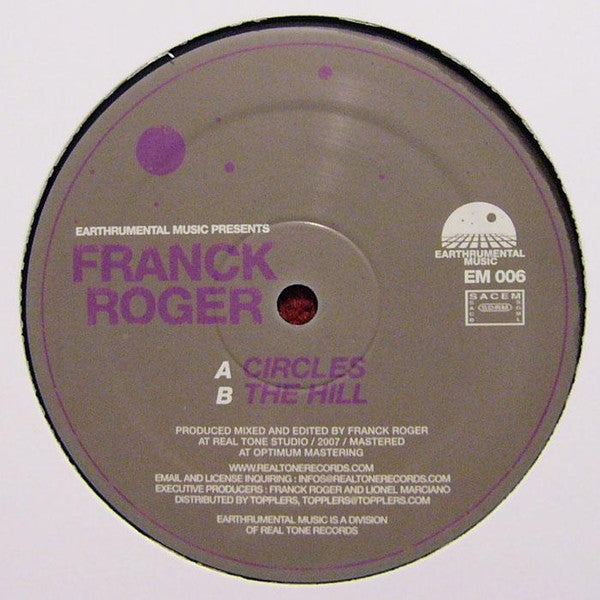 Franck Roger : Circles / The Hill (12")