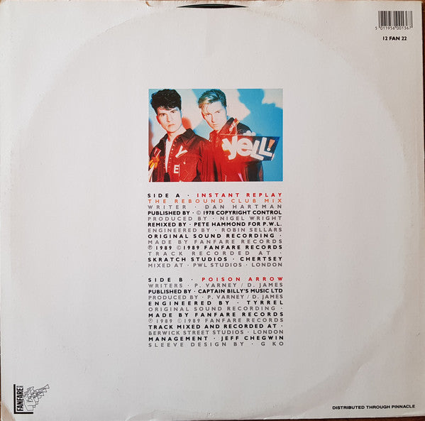 Yell! : Instant Replay (12")