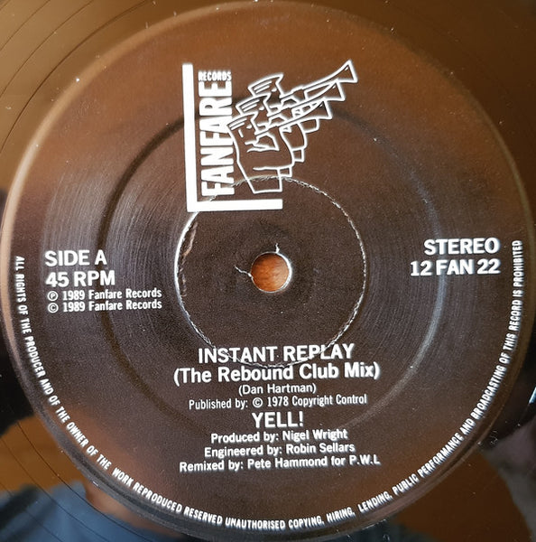 Yell! : Instant Replay (12")