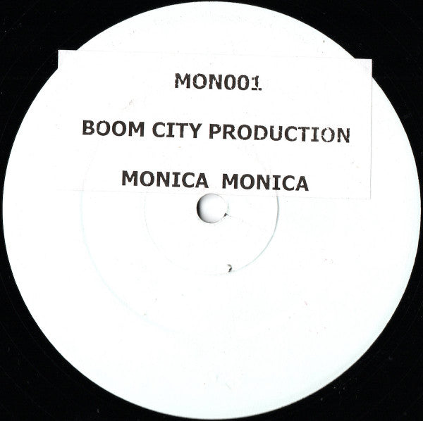 Boom City Productions : Monica Monica (12", W/Lbl, Sti)