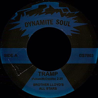 Brother Lloyd's All Stars / Junior English : Tramp / Get Out My Life Woman (7", Single, Unofficial)