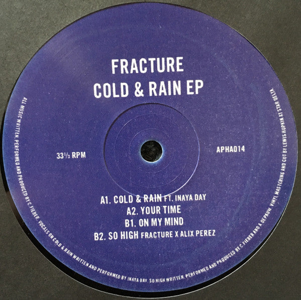 Fracture (2) : Cold & Rain EP (12", EP)