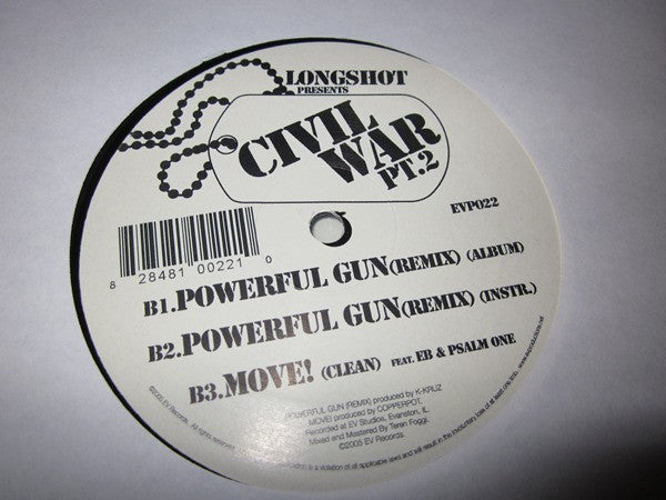 Longshot : We Here / Powerful Gun (Remix) (12")