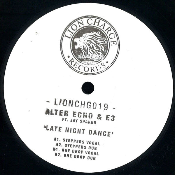 Alter Echo & E3 (3) ft Jay Spaker : Late Night Dance  (12", W/Lbl, Sta)