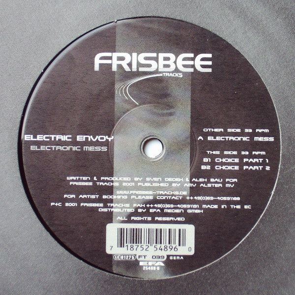Electric Envoy : Electronic Mess (12")
