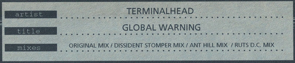 Terminalhead : Global Warning (12", Single)