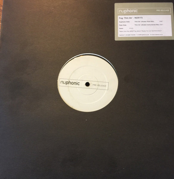 FUG : Thin Air (12", TP)