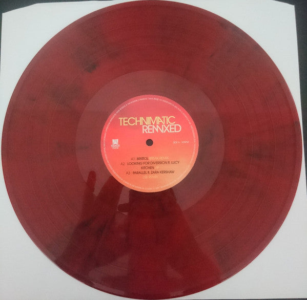 Technimatic : Technimatic Remixed EP (12", EP, Red)