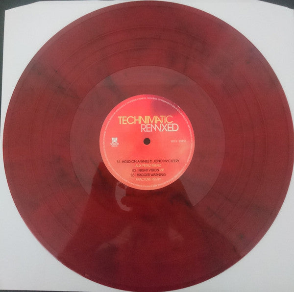 Technimatic : Technimatic Remixed EP (12", EP, Red)