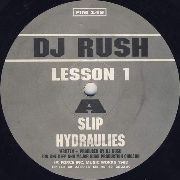 DJ Rush : Lesson I (12")