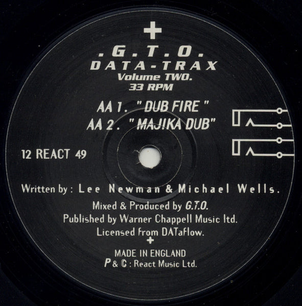 GTO : Data-Trax: Volume 2 (12")