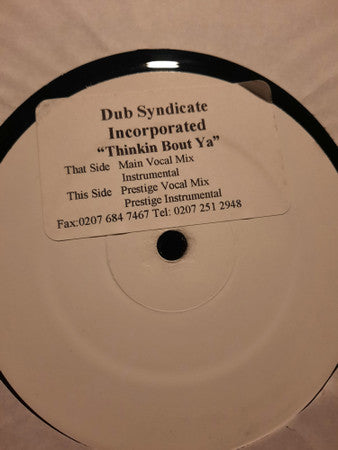 Dub Syndicate Productions : Thinkin Bout Ya (12", Sti)