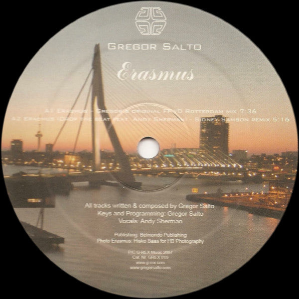Gregor Salto : Erasmus (12")