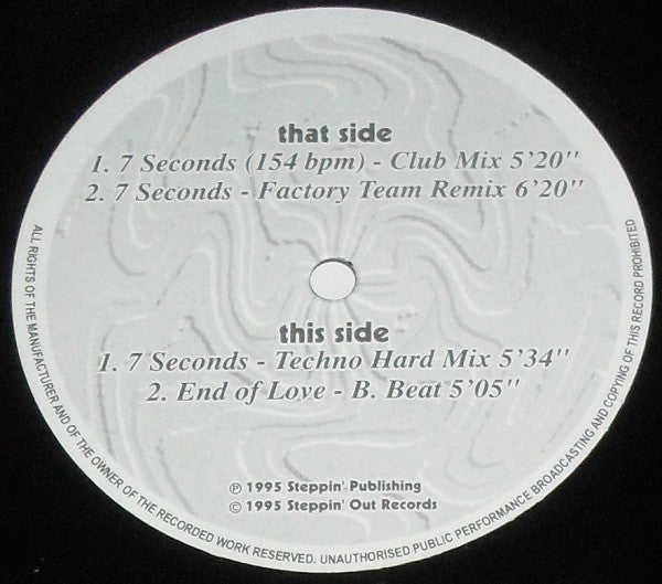 Paradise Fall : 7 Seconds (12")