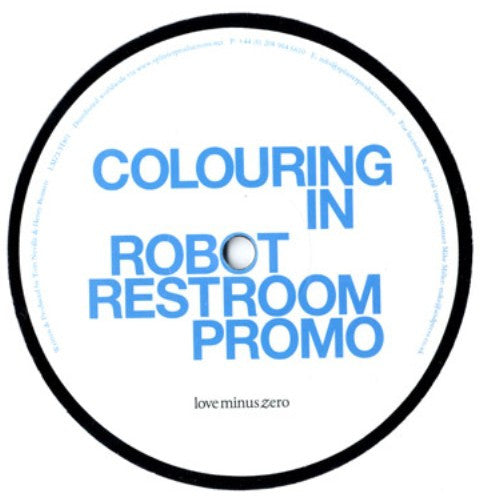 Tom Neville : Colouring In Robot Restroom (12", S/Sided, Promo)