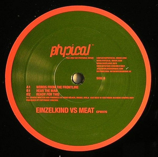 Einzelkind vs. Meat : Words From The Frontline (12")
