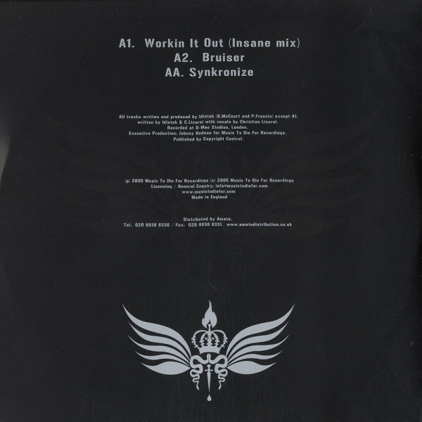 Idiotek : The Idiosynkratic E.P. (12", EP)