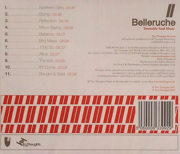 Belleruche : Turntable Soul Music (CD, Album)