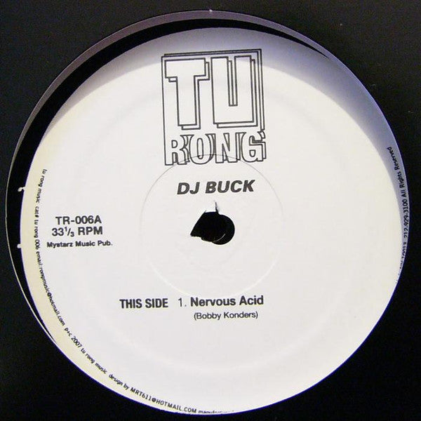 DJ Buck : Nervous Acid (12", S/Sided)